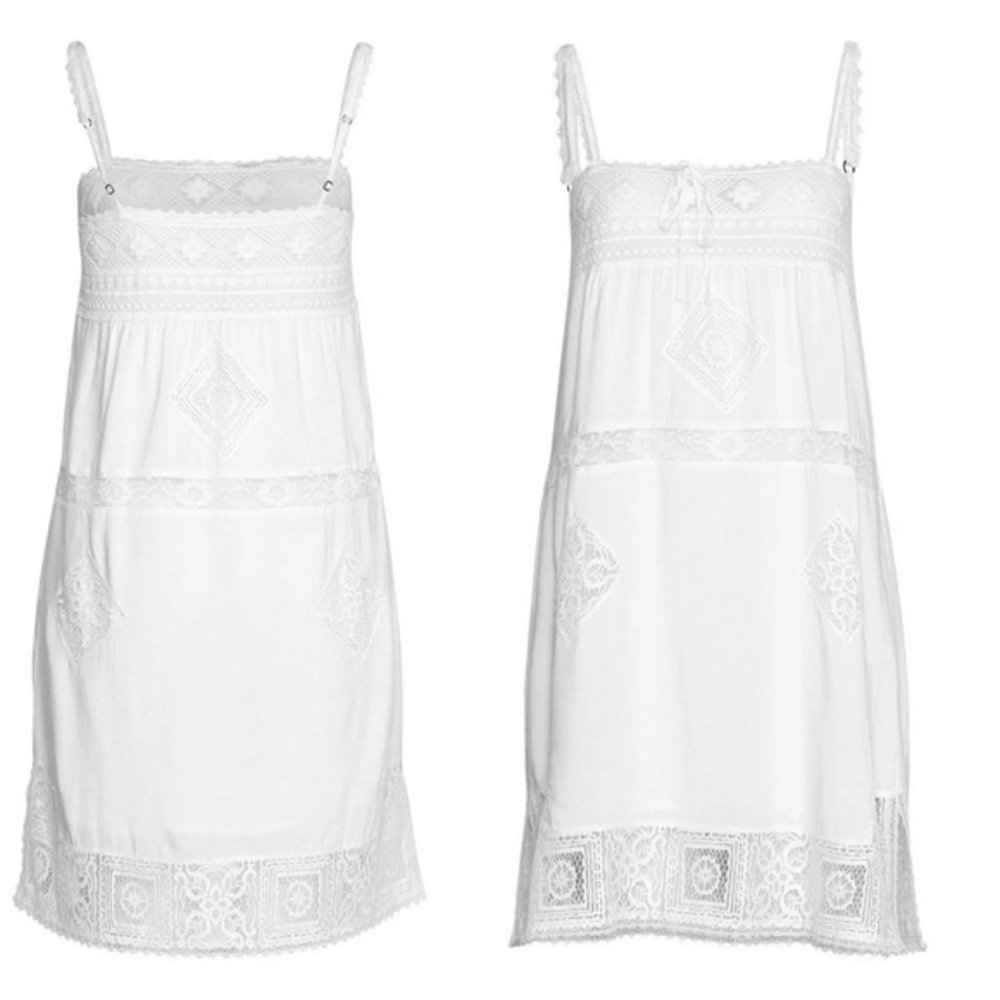 Peaches Sun Dress white lace mini spell designs S - Picture 4 of 9